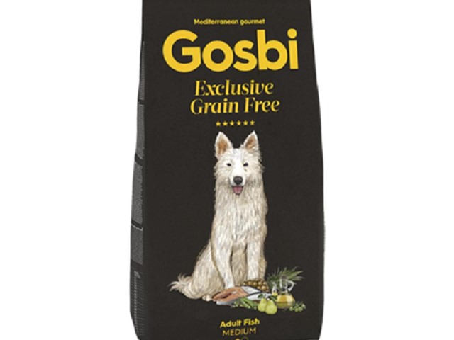 GOSBI EXCLUSIVE GRAIN FREE ADULT FISH MEDIUM